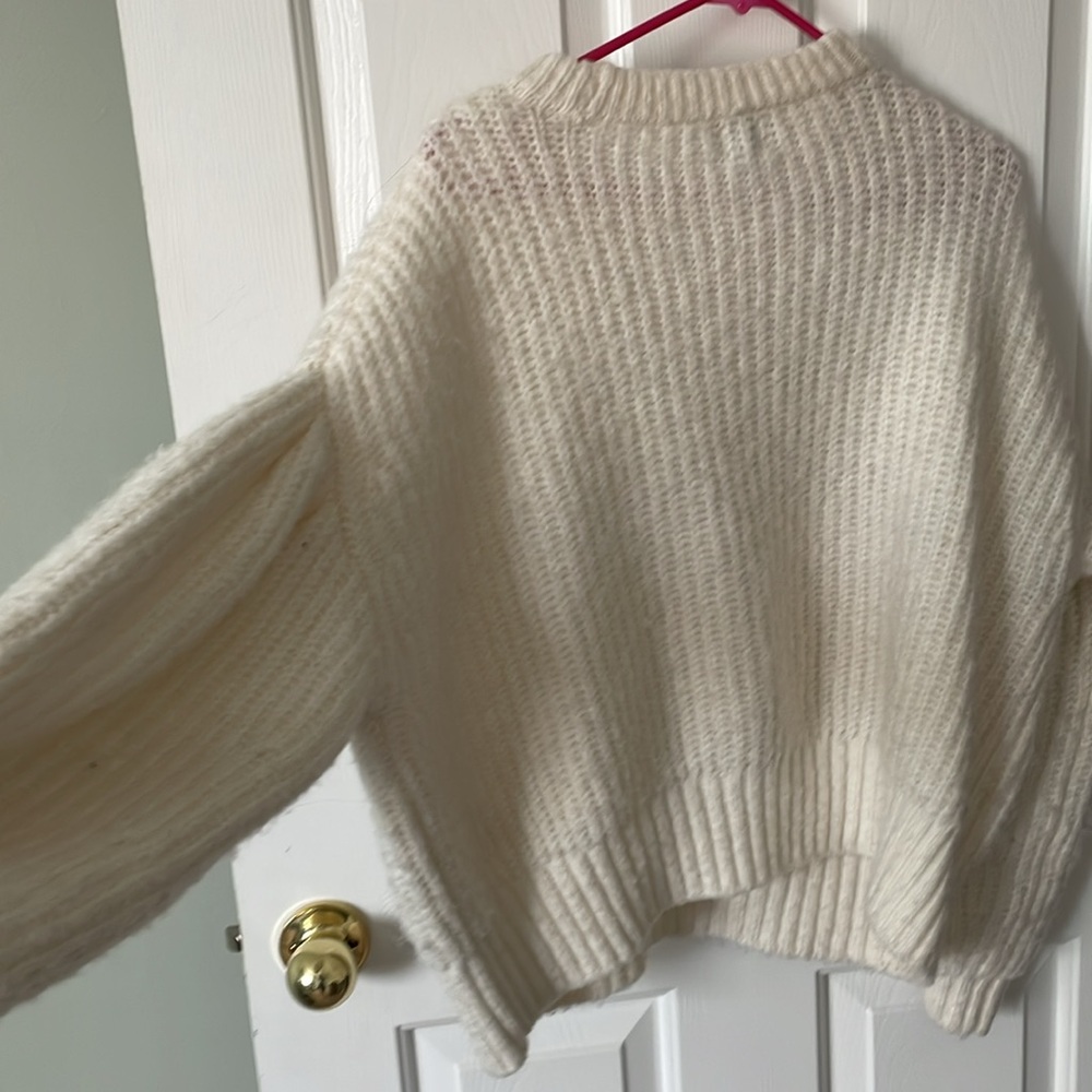 EUC - A New Day Cozy balloon sleeve sweater Target Sz M - Picture 3 of 4